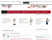 Tablet Screenshot of mezis.de